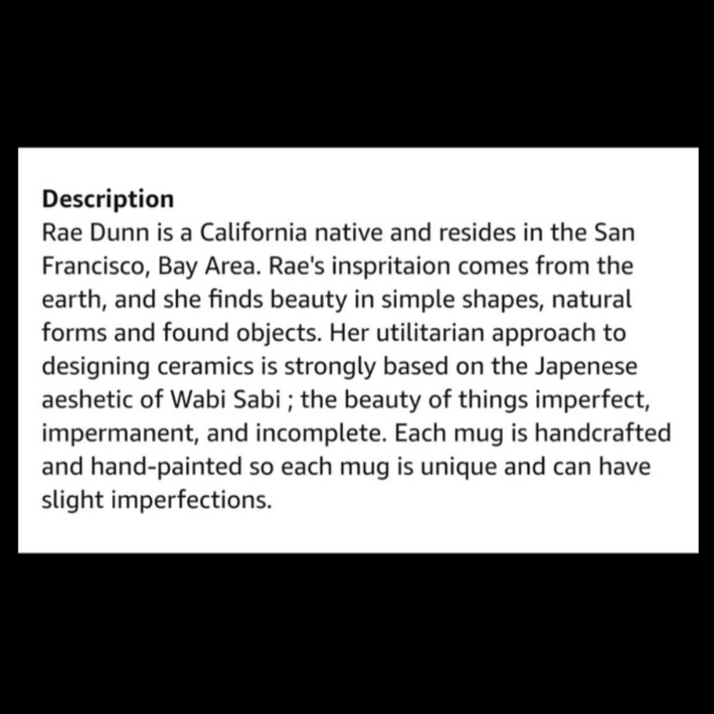 Rae Dunn Artisan by Magenta White Ceramic Mug Black Large Letters WANDER LUST - Picture 12 of 12